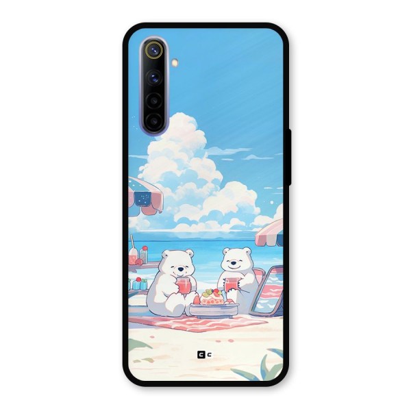 Picnic Time Metal Back Case for Realme 6