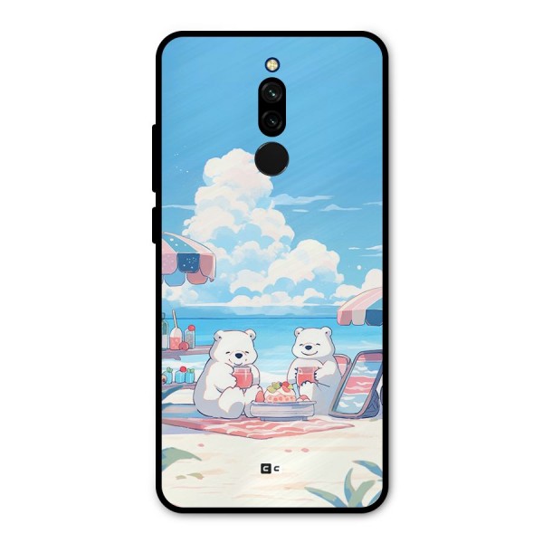 Picnic Time Metal Back Case for Redmi 8