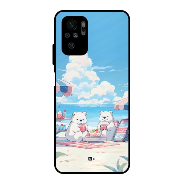 Picnic Time Metal Back Case for Redmi Note 10