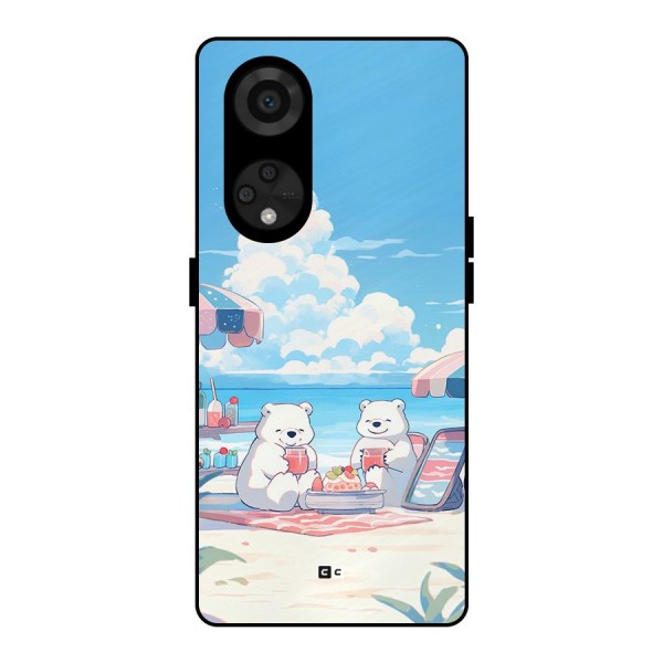 Picnic Time Metal Back Case for Reno8 T 5G