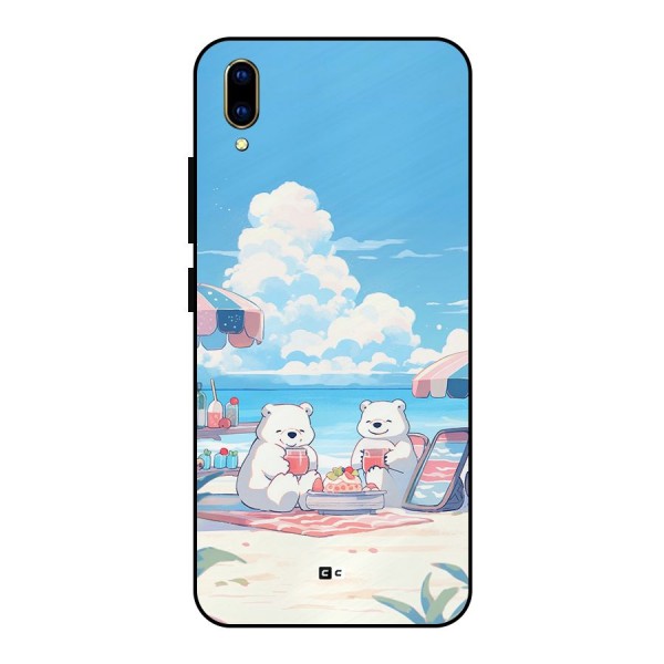 Picnic Time Metal Back Case for Vivo V11 Pro