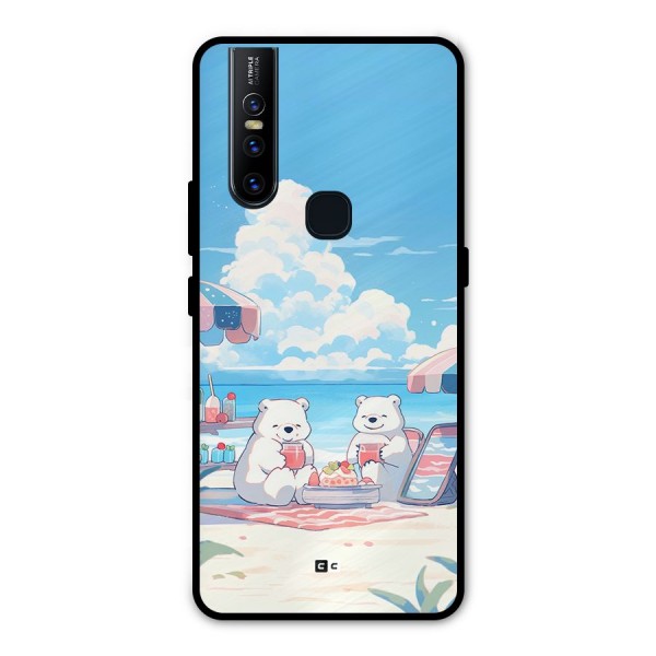 Picnic Time Metal Back Case for Vivo V15