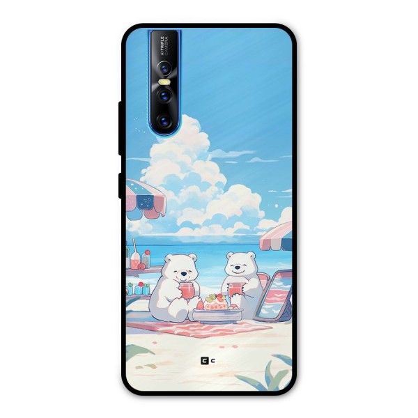 Picnic Time Metal Back Case for Vivo V15 Pro