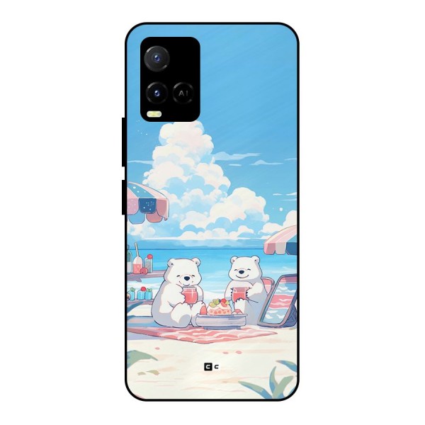 Picnic Time Metal Back Case for Vivo Y21A