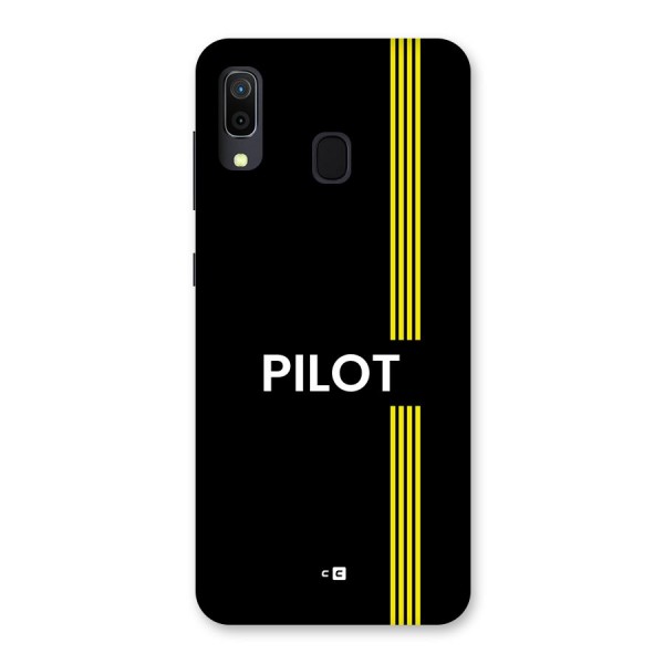 Pilot Stripes Back Case for Galaxy A30