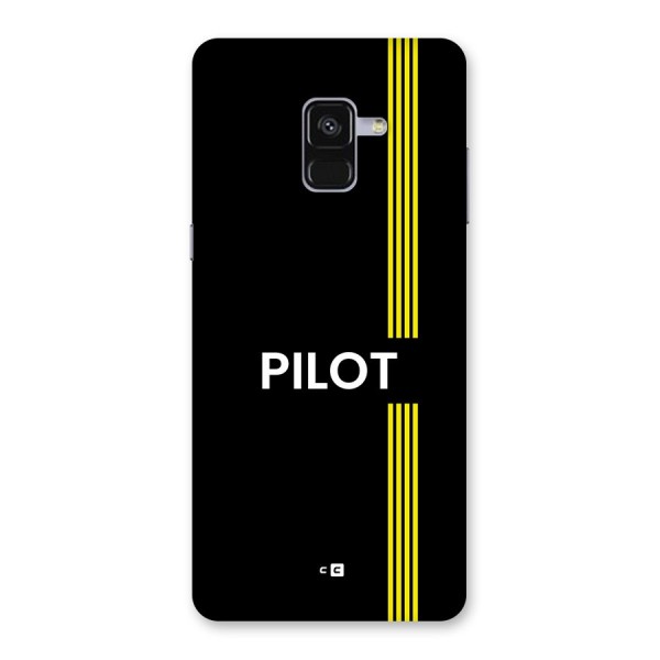 Pilot Stripes Back Case for Galaxy A8 Plus