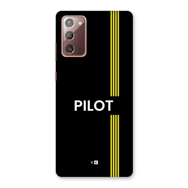 Pilot Stripes Back Case for Galaxy Note 20