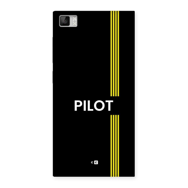 Pilot Stripes Back Case for Mi3