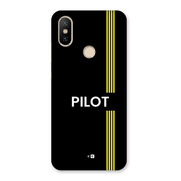 Pilot Stripes Back Case for Mi A2