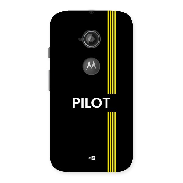 Pilot Stripes Back Case for Moto E 2nd Gen