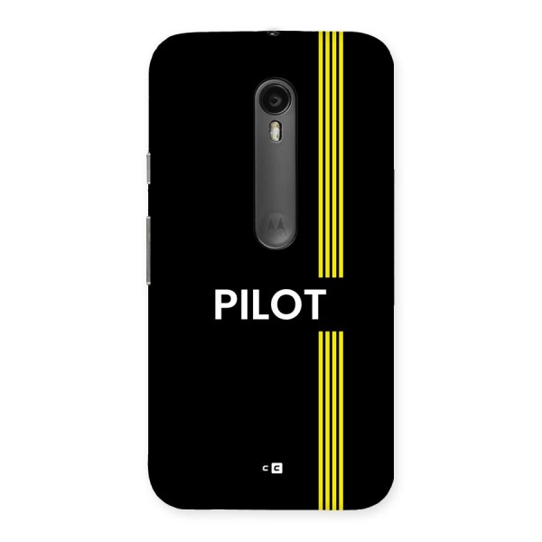 Pilot Stripes Back Case for Moto G3