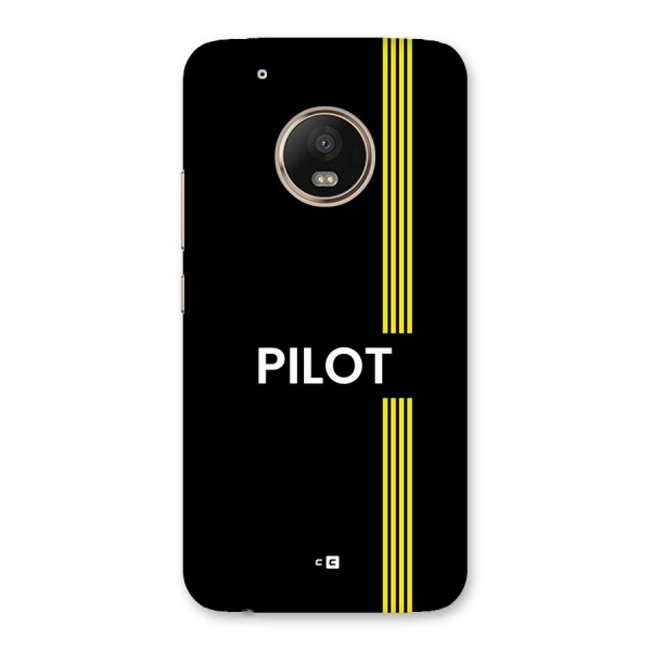 Pilot Stripes Back Case for Moto G5 Plus