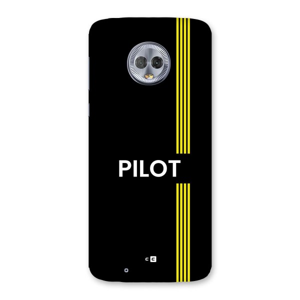 Pilot Stripes Back Case for Moto G6