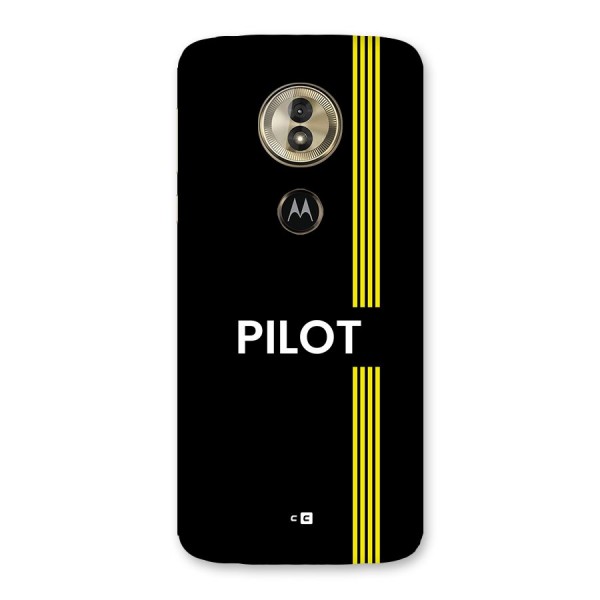 Pilot Stripes Back Case for Moto G6 Play