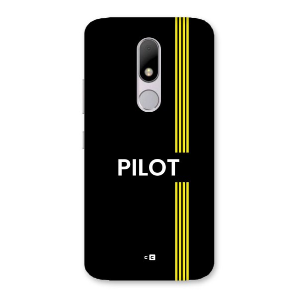 Pilot Stripes Back Case for Moto M