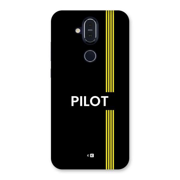 Pilot Stripes Back Case for Nokia 8.1