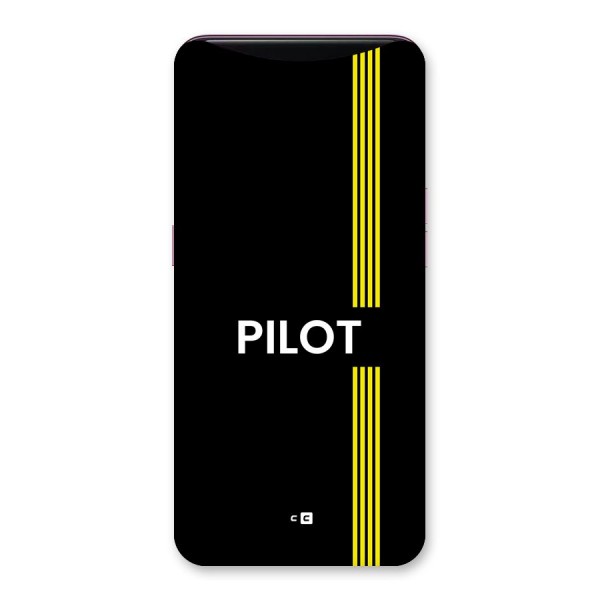 Pilot Stripes Back Case for Oppo Find X