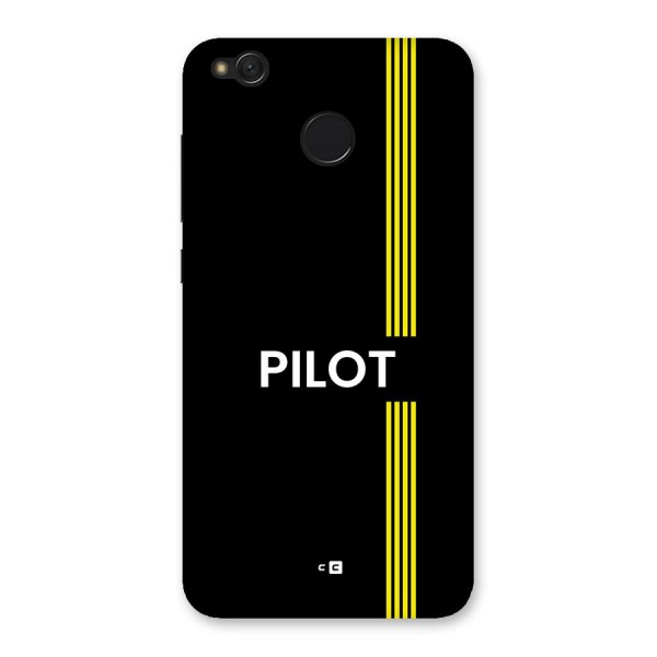 Pilot Stripes Back Case for Redmi 4