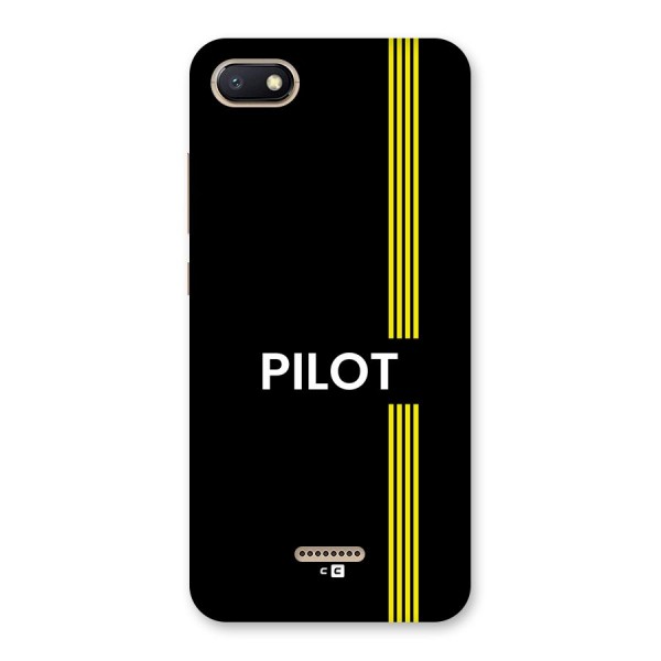 Pilot Stripes Back Case for Redmi 6A