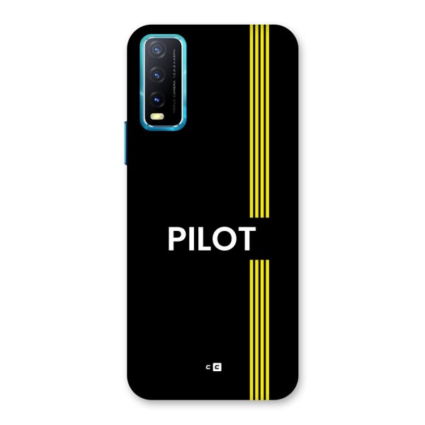 Pilot Stripes Back Case for Vivo Y12s