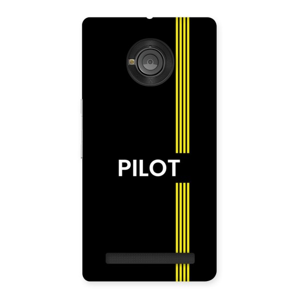 Pilot Stripes Back Case for Yuphoria