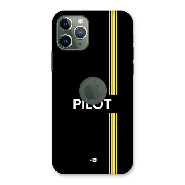 Pilot Stripes Back Case for iPhone 11 Pro Logo Cut