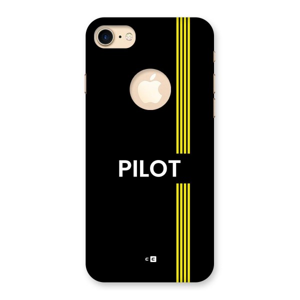 Pilot Stripes Back Case for iPhone 8 Logo Cut