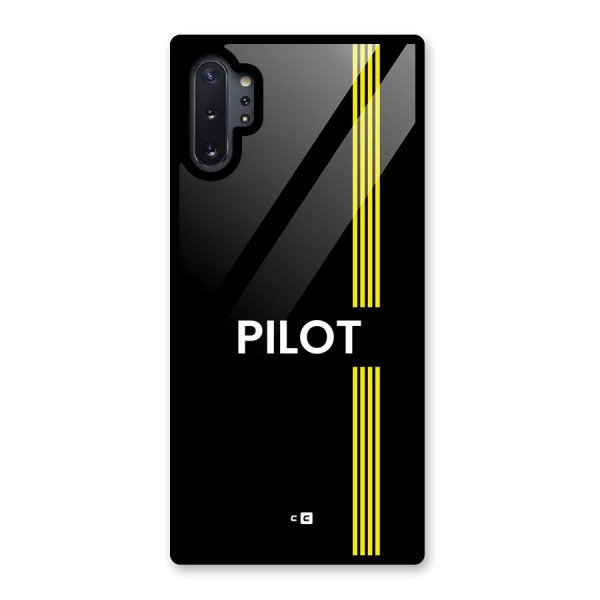 Pilot Stripes Glass Back Case for Galaxy Note 10 Plus