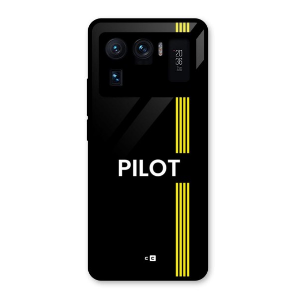 Pilot Stripes Glass Back Case for Mi 11 Ultra