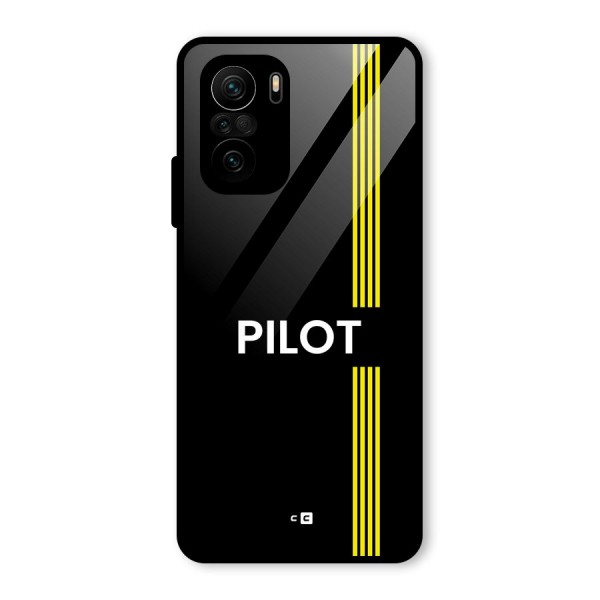 Pilot Stripes Glass Back Case for Mi 11x