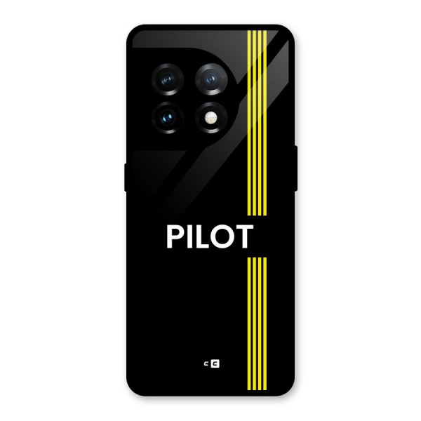 Pilot Stripes Glass Back Case for OnePlus 11