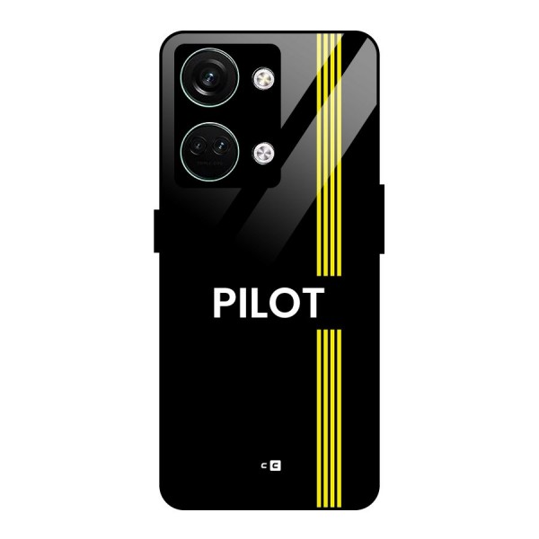 Pilot Stripes Glass Back Case for Oneplus Nord 3