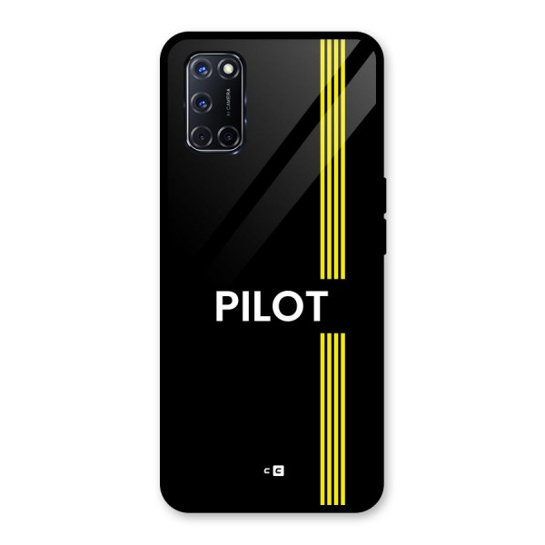 Pilot Stripes Glass Back Case for Oppo A52