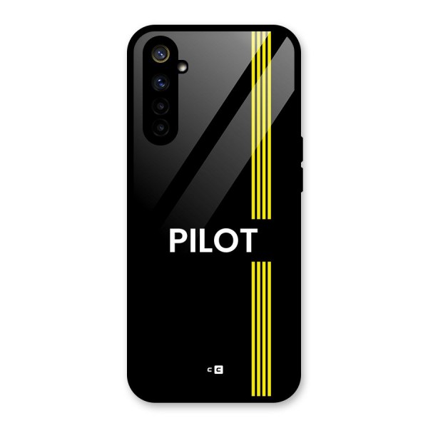 Pilot Stripes Glass Back Case for Realme 6