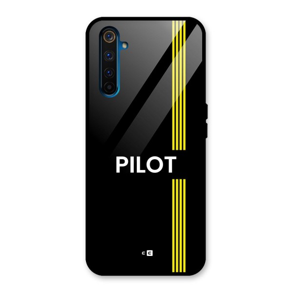 Pilot Stripes Glass Back Case for Realme 6 Pro