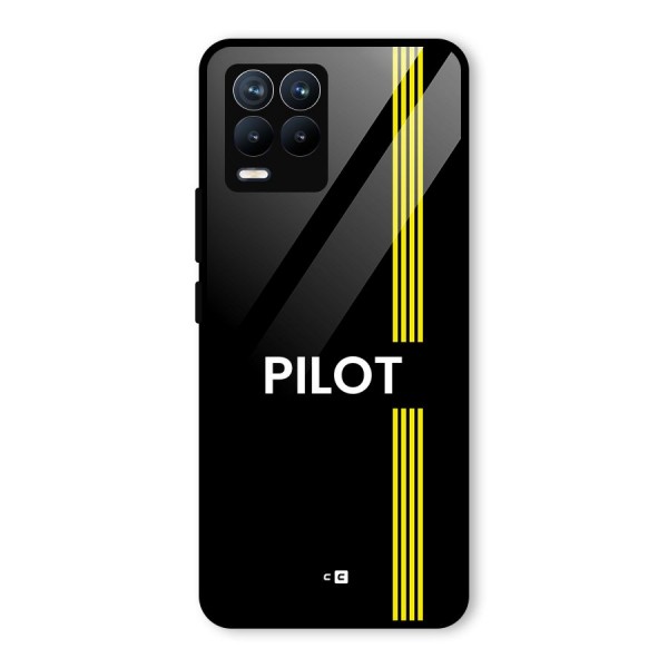 Pilot Stripes Glass Back Case for Realme 8