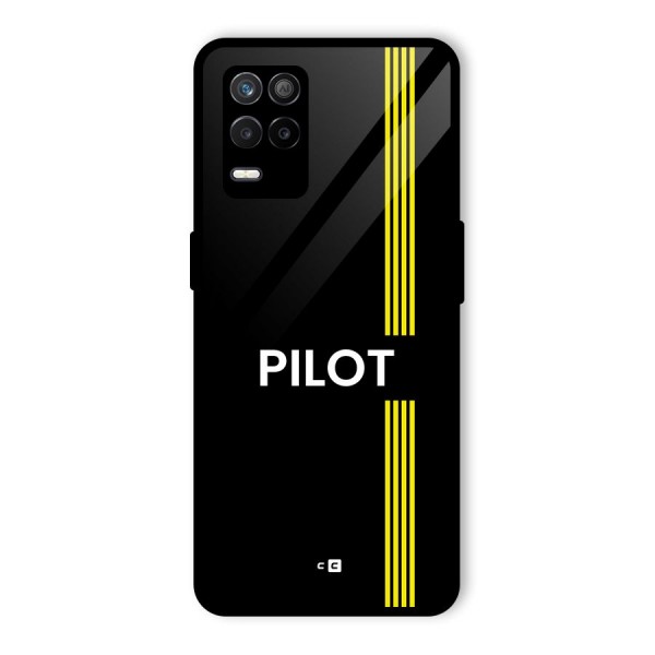 Pilot Stripes Glass Back Case for Realme 9 5G