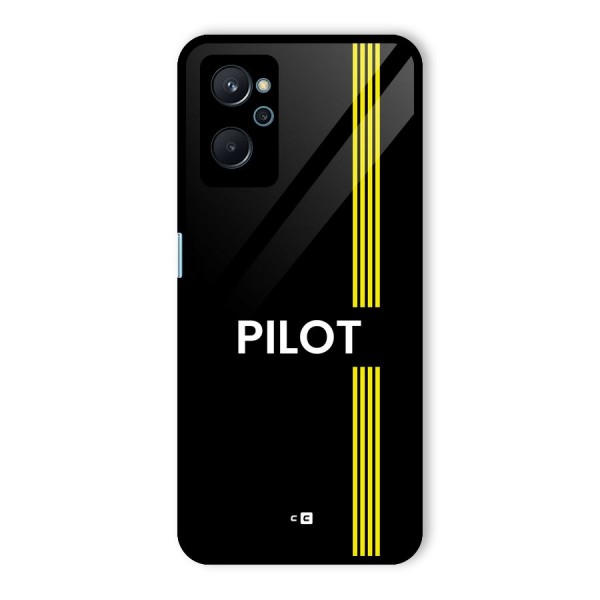 Pilot Stripes Glass Back Case for Realme 9i