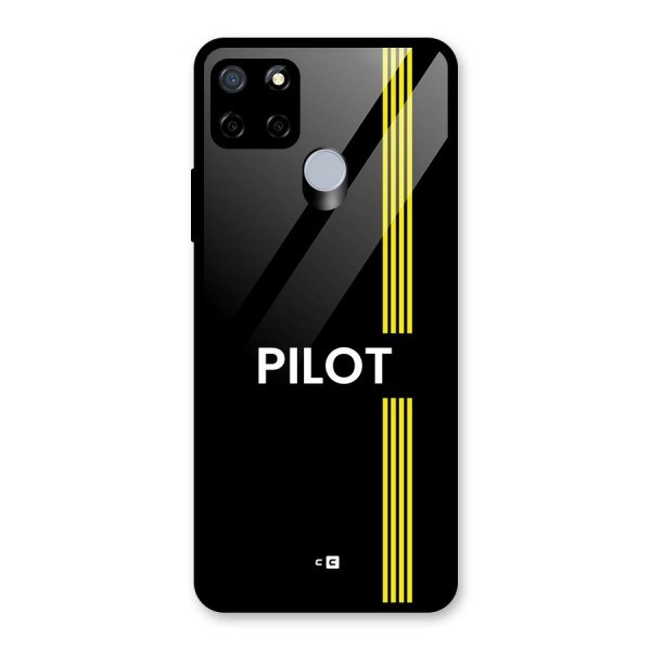 Pilot Stripes Glass Back Case for Realme C15