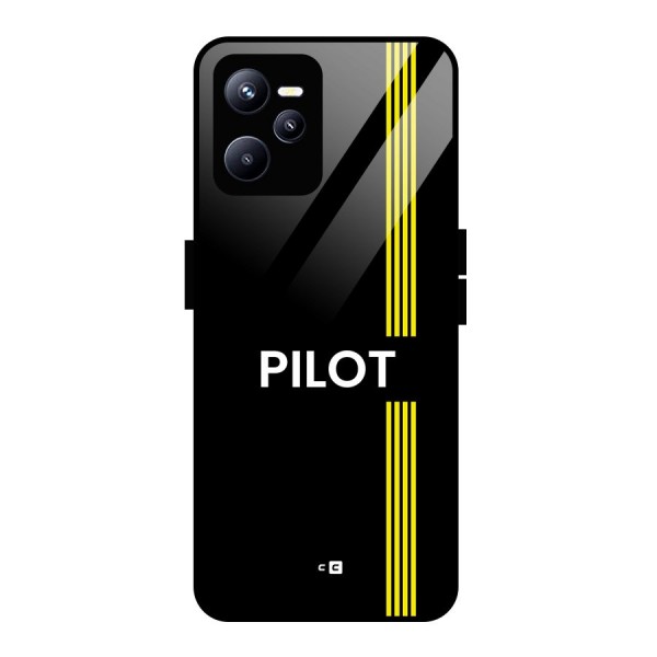 Pilot Stripes Glass Back Case for Realme C35