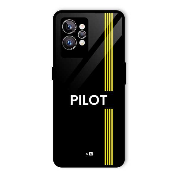 Pilot Stripes Glass Back Case for Realme GT2 Pro