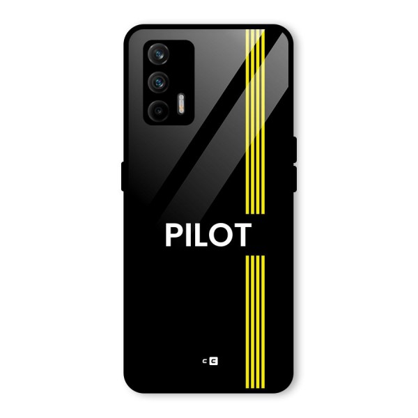 Pilot Stripes Glass Back Case for Realme GT 5G