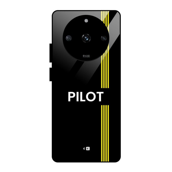 Pilot Stripes Glass Back Case for Realme Narzo 60 5G