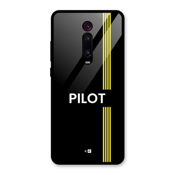 Pilot Stripes Glass Back Case for Redmi K20 Pro