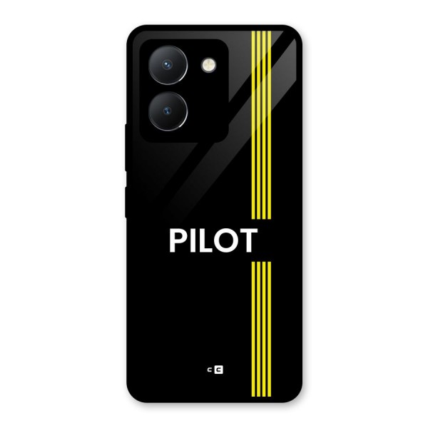 Pilot Stripes Glass Back Case for Vivo Y36