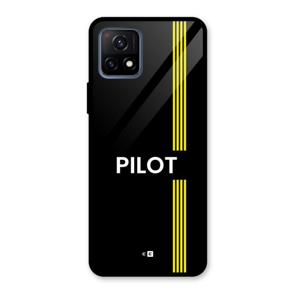 Pilot Stripes Glass Back Case for Vivo Y72 5G