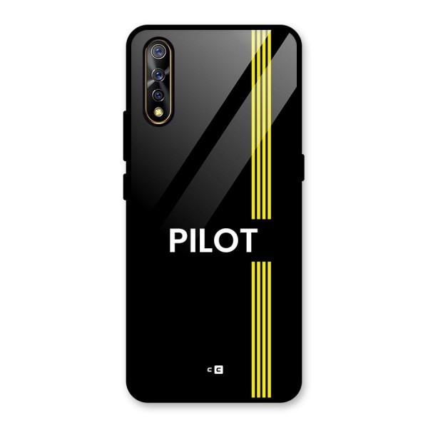 Pilot Stripes Glass Back Case for Vivo Z1x