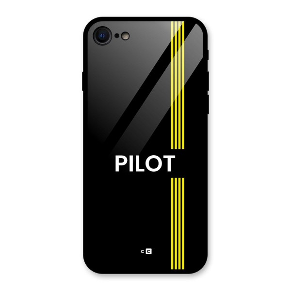 Pilot Stripes Glass Back Case for iPhone 8