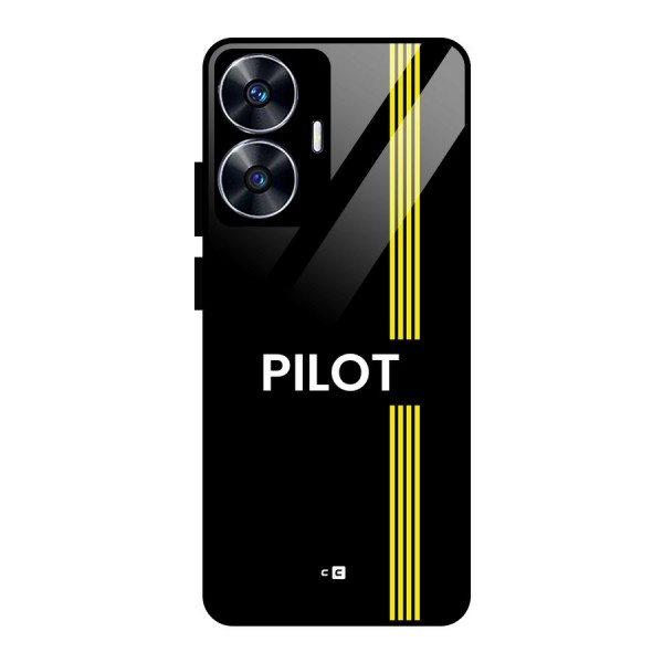 Pilot Stripes Glass Back Case for realme C55