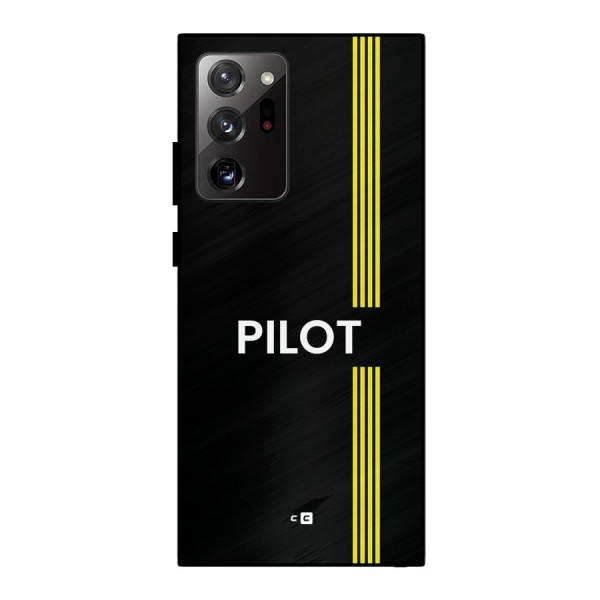 Pilot Stripes Metal Back Case for Galaxy Note 20 Ultra